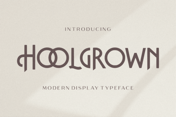 Hoolgrown: The Elegant Display Font Worth Exploring