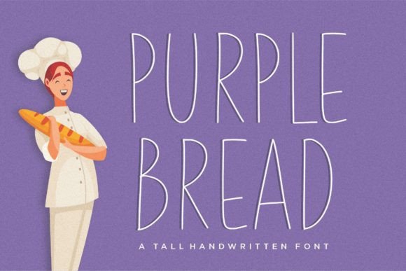 Purple Bread: A Handwritten Font That Elevates Every Design