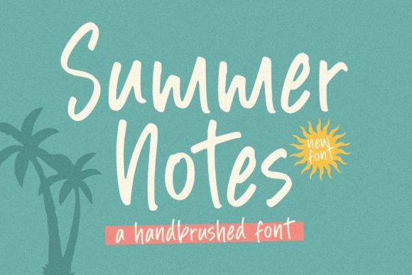 Summer Notes: A Hand-Brushed Typeface Worth Exploring